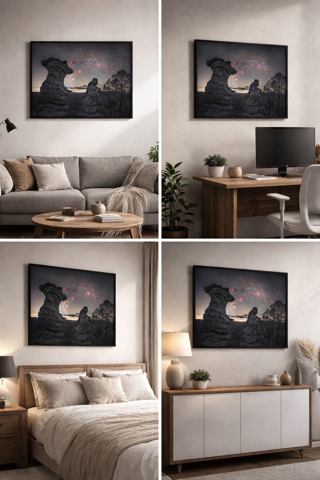 Orion Nebula Landscape Print